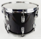 1970s Rogers 10x14 Jet Black Pearl Wood Tom Tom Script Rogers 1972 Free Shipping