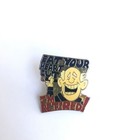 Eat Your Heart Out I m Retired Vintage Enamel Pin Back Funny Novelty Vtg