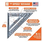 2 Pack Swanson 7  Speed Squares S0101 100th Anniversary Made In The Usa New