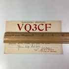 Tanganyika Africa Qsl Radio Card 1958 H a  Seaman Sailor Mwanza