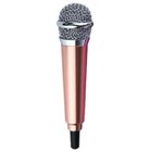 Golden Portable 3 5mm Stereo Studio Speech Mic Audio Microphone For Smart Phone 