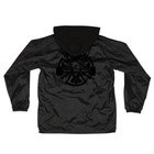 Independent X Thrasher Pentagram Cross Hooded Windbreaker Jacket Black Xl