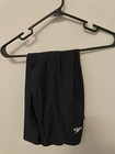 Speedo Men   s Swim Jammers Powerflex Eco Black Size 34 Nwt