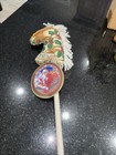 Vintage 1994 Christmas Stick Horses By Loomco Tree Fillers Set Of 2