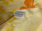 Vintage Springmaid Wondercale Butterfly Floral Flat Sheet Queen Usa Cottagecore