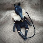 Creepy Rat  Collectible Creepy Doll Rat  Gothic Rat Figurine 