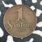 1932 Latvia 1 Santims Lot f8283