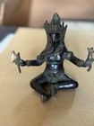 Antique Bronze Erotic Ganesha Sculpture     Rare Tantric Hindu Deity Statue