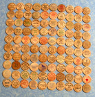Lot Of 100 Vintage Wooden Nickels Tokens  Wood Coin Collection