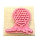 Vap Scrap Golf Ball Rubber Stamp New