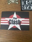 The Clash Lot Of 3 Joe Strummer Postcard Sticker Patch Original 