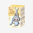 Pop Mart Labubu V4 The Monsters Pin For Love Alphabet Plush Pendant - Letter A