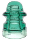 Cd 166 Sage Green California Antique Glass Telegraph Insulator Excellent Shape