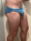 Charlie By Mz Speedo Swim Lifeguard Brief  Liquid Swim Series  Blue  Size Medium