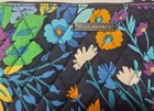 Vera Bradley  Zip Pouch Bag Cosmetics Make-up Lined Travel