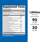 Testosterone Booster Supplement - 1800mg Complex  30 Servings Of 90 Capsules