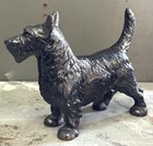 Vintage Cast Iron Scottie Dog Door Stop Scotty Very Heavy