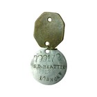 World War 1 Dog Tag   Medal - 19th Battalion - Canadian Expeditionary Forces