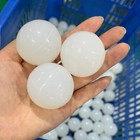 White Solid Silicone Ball Bouncing Bouncy Silica Gel Balls Diameter 2mm-100mm