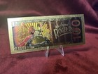 Who Framed Roger Rabbit  100 Gold Foil Bill     Jessica Rabbit Collectible