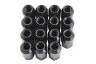 Aftermarket 0232-0204 M10-1 25 Black Flat Lug Nuts Qty 15 Nos