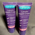 Lansinoh Lanolin Nipple Cream 1 41oz 100  Natural Safe Breastfeeding Balm Two  2