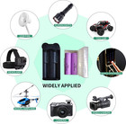 Universal Smart 2 Slots 18650 Battery Charger Set 3500mah Rechargeable Flat-top 