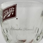 Vintage Schlitz Heavy Glass Goblet  the Beer That Made Milwaukee Famous  Barware