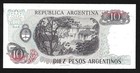 World Paper Money - Argentina 10 Pesos Nd 1983-84 P313   Crisp Unc