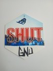 Gnu Open Shut Double Sided Store Sign Rare Vintage Snowboard Gnu 7x6