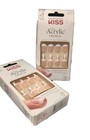 Lot Of 2 Kiss Salon Acrylic French Nails  Short 28 Nails Ea Pkg 62286 - Ksa11