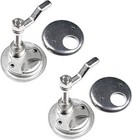 2pcs 316 Stainless Steel Marine Boat Hatch Latch Turning Lift Handle Flush Mount