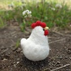 Needle Felting Kit Felt Animals Wool Felting Diy Kit   1 Hen And 3 Chick