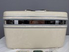 Samsonite Silhouette Train Case Luggage Makeup Mirror Tray Dover White Nos 31512