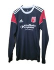  Adidas Aeroready Soccer Jersey Madison Team Sponsor Mens Small Black 