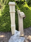 Large New Old Stock Victorian Style Solid Poplar   Pine Newel Post Architecture