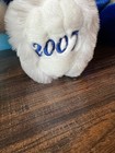 2007 Dan Dee Snowflake Teddy Christmas Plush White Bear Blue Velvet