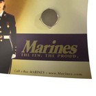 Usmc Marines Poster  earn This Metal  Recruitment Original Vtg Military 2000s Nm