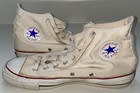 Vtg  70   s 80   s Converse Chuck Taylor Made In Usa White High Top Men   s Size 11
