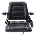 Black Seat Universal Forklift Suspension Seat Fits Clark Cat Hyster Yale Toyota