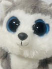 Aurora Yoo Hoo   Friends Gray Husky Dog Big Eyes Plush Workinsound 5    No Battery