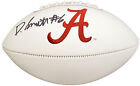 Devonta Smith Autographed Signed Alabama White Logo Football Beckett 190001