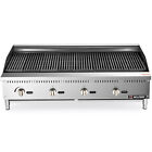 48  Commercial Countertop Nature Gas Grill Radiant Charbroiler Griddle Ng lpg