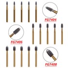 Dental Tungsten Carbide Bur Trimming finishing Egg Football Fg 7404 7406 7408 Dl