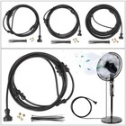 Usa Misting Fan Kit Cool Patio Water Mister Spray For Cooling Outdoor 10 20 33ft