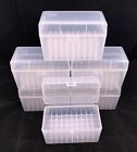 Plastic Ammo Box  lot Of 6  50 Round  270  25-06  30-06  Made In Usa  Lr-50