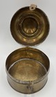 Vintage Brass Paan Daan Box Antique Indian Chapati Trinket Storage Case Handle