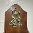 Enesco Wooden Mail Holder Letters Organizer Bills Wall Mount Farmhouse