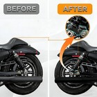 2  Lowering Link Blocks Kit For Touring Street Electra Glide Road King 2002-2026