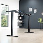 Vivo Black Electric Dual Motor Standing Desk Frame  Height Adjustable Legs